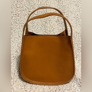 Madewell Sydney Leather Bag Burnished Caramel